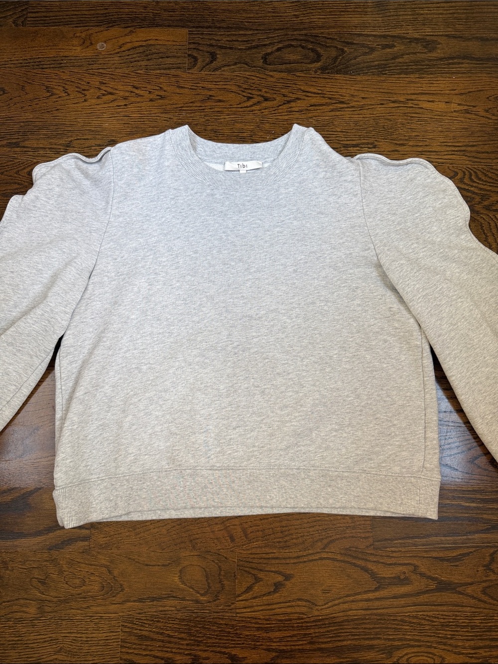 Tibi Gray Sweatshirt Size Large